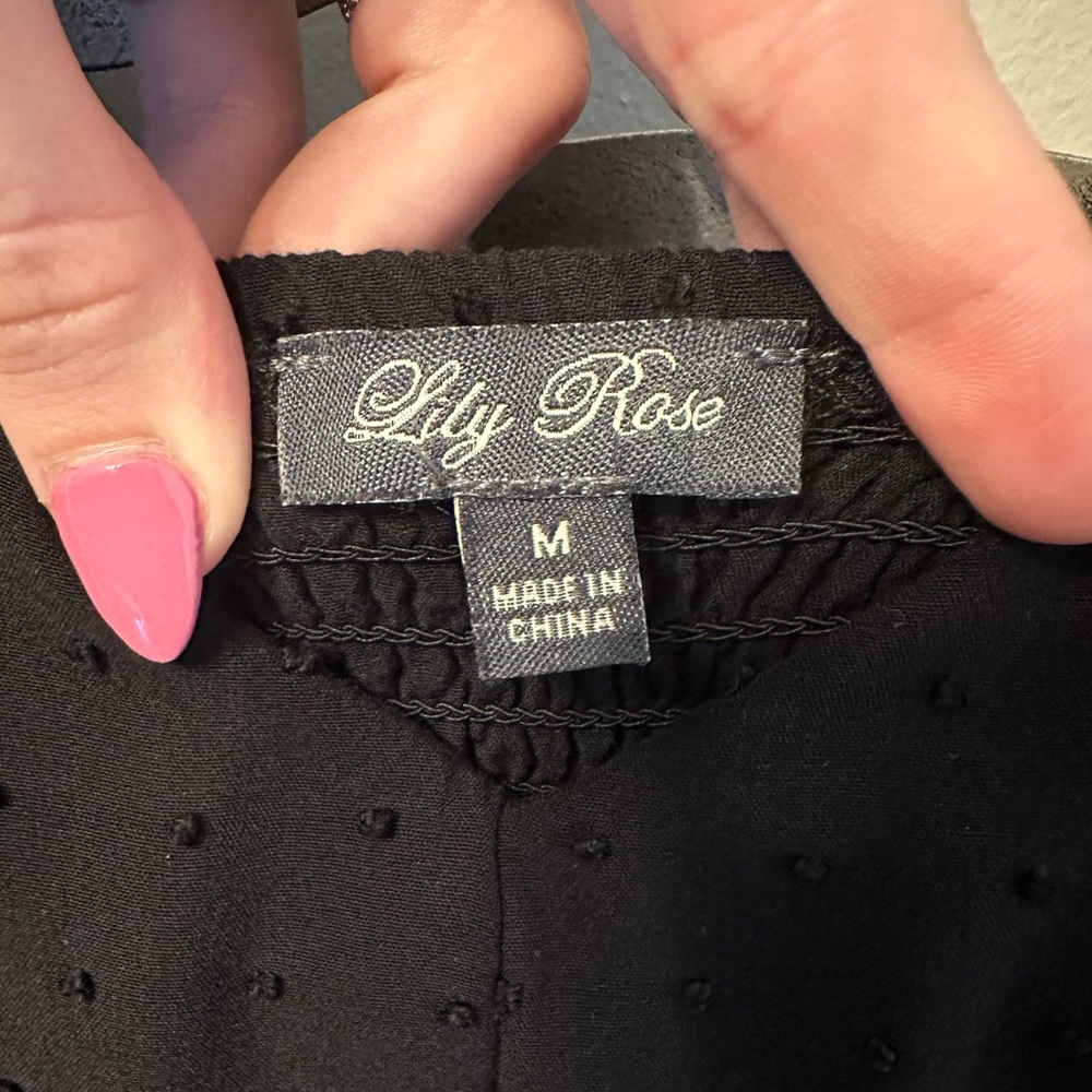 Lily Rose | Black Maxi Dress (size M) - Picture 4 of 4